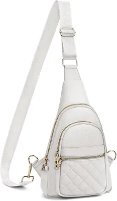 Productafbeelding van Slingbag diefstalbestendig - Polyurethanleer - comfortabele schoudertas - ideaal voor reizen