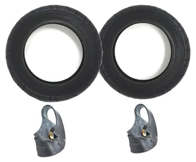 Produktbild von 2x Set 10" Kinderwagen Reifen + Schlauch 10 x 2 = 54-156 Roller Anhänger usw