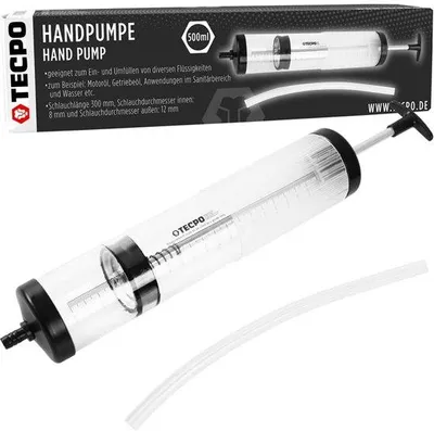 Produktbild von 300496 Ölaustausch, Abgaspumpe, Überfüllpumpe, 500 ml, Handpumpe, Getriebeölextraktion, mit Füllstandsanzeige