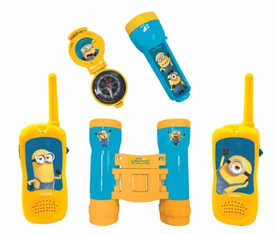 Produktbild von Minions Abenteuer-Set mit Walkie-Talkies, Fernglas und Kompass