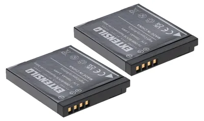 Produktbild von EXTENSILO 2x Akku kompatibel mit Panasonic Lumix DMC-FS16, DMC-FP7R, DMC-FS28, DMC-FS22, DMC-FS18, DMC-FP7A, DMC-FP7K Kamera (700 mAh, 3,7 V, Li-Ion)