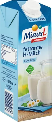 Image de MinusL® 652483006 fettarme H-Milch laktosefreie Milch 10 x 1,0 l
