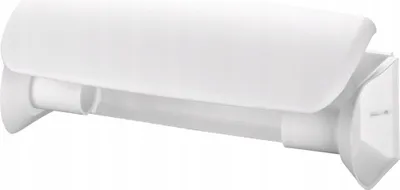 A white paper towel dispenser mounted on a wall.
