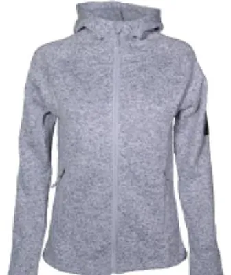 Productafbeelding van LHOTSE Kayla, dames fleecejas, grijs, maat S