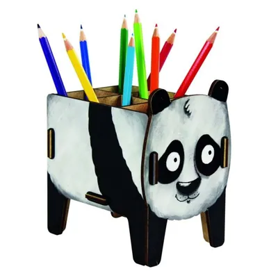 Produktbild von Werkhaus Stiftebox Vierbeiner Panda