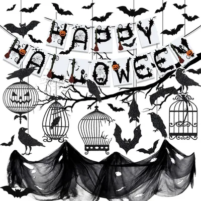 Immagine prodotto di Gadget a tema Halloween, neri, ideali per feste a tema horror