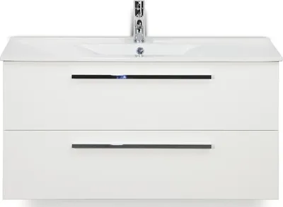 Obrázok produktu pre Skrinka s umývadlom Sanox Seville keramika 100 cm biela