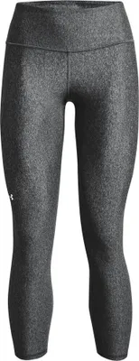 Produktbild von UNDER ARMOUR HeatGear Armour No-Slip Waistband Ankle-Leggings Damen 019 - charcoal light heather/white L