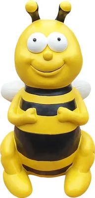 Produktbild von Gartenfigur sitzende Biene lustige Deko Tierfigur Gartendeko Dekofigur