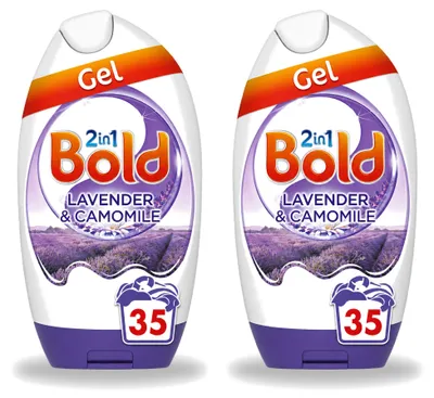 Produktbild von 2 x BOLD 2-in-1 Waschgel Lavendel und Kamille - Vorteilspackung - 2 Stücke