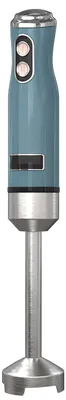 Zdjęcie produktu dla Avizar, blender ręczny 600 W z 2 stopniami prędkości, silnikiem miedzianym i podstawą ze stali nierdzewnej, niebieski