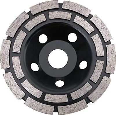 Produktbild von Flintronic Diamant-Schleifscheibe, Diamant-Topfscheibe, Diamant-Schleifscheibe 125 für Beton, Diamant-Doppelreihenschleifer für Beton, Stein, Granit, Estrich, Mauerwerk, Universalgeeignet