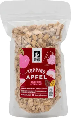 Produktbild von Apfelstückchen Topping für Müsli, Smoothie-Bowls & Desserts, getrocknet, 200g