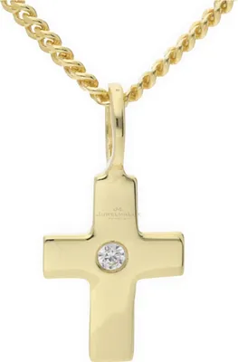 Produktbild von JuwelmaLux Anhänger 333 Gold Kreuz mit Zirkonia JL20-02-0013