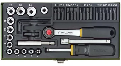 Zdjęcie produktu dla Zestaw wkrętaków Proxxon 1/4 (39-częściowy), 23070