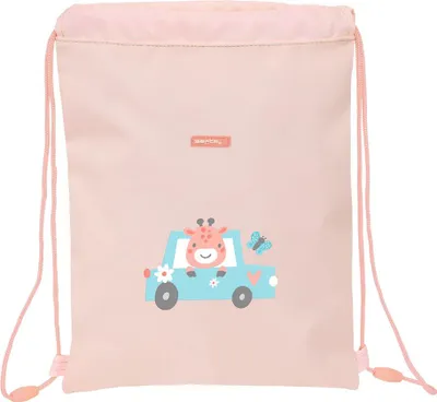 Produktbild von Safta Giraffe Turnbeutel Für Die Vorschule Rosa Rosa One Size