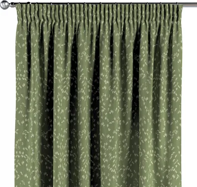 Produktbild von Dekoria Vorhang mit Kräuselband, grün, 130 x 245 cm