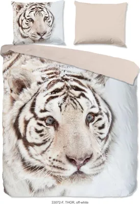 Zdjęcie produktu dla Poszwa na kołdrę Good Morning "" - Biała - (260x200/220 cm) - Bawełna 100% flanela