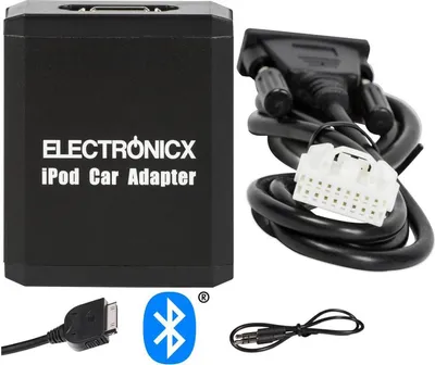 Produktbild von Adapter Bluetooth AUX iPhone iPad iPod Toyota Lexus 5+7 Pin groß ▶ Auto Radio Adapter iPhone iPad iPod  Versand DE