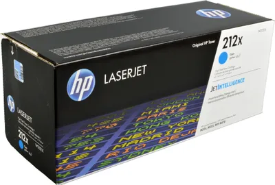 Produktbild von HP 212X Cyan Original LaserJet Tonerkartusche mit hoher Reichweite, 10000 Seiten, 0 Seiten, Cyan, 1 Stück(e)