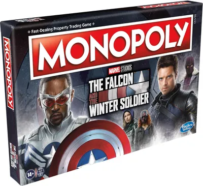 Produktbild von Hasbro - Monopoly - The Falcon and the Winter Soldier (englisch) Brettspiel Gesellschaftsspiel Marvel