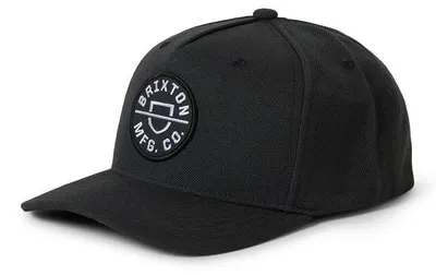 Imagen del producto de Brixton, modelo Crest C para uni, adulto, cierre tipo "snapback", color negro deslavado, talla única