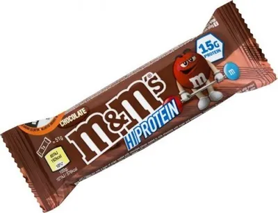 Produktbild von Mars M&M's Crispy HiProtein Bar 52 g Milchschokolade / Riegel, Cookies & Brownies / Leckerer Proteinriegel mit den beliebten M&M's Smarties
