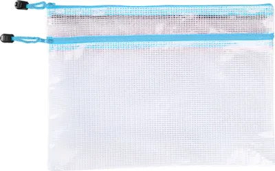 Produktbild von A4 Transparente Schreintasche, zweilagig, tragbar, mit Reißverschluss, groß, wasserdicht, für Prüfungsunterlagen, Dokumentenmappe, Schulbedarf