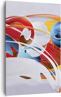 Produktbild von Bild auf Leinwand - Leinwandbild - Einteilig - Abstraktion modern - 80x120cm - Wand Bild - Wanddeko - Wandbilder - Leinwanddruck - Wanddekoration - Leinwand bilder - Wandbild - PA80x120-3529
