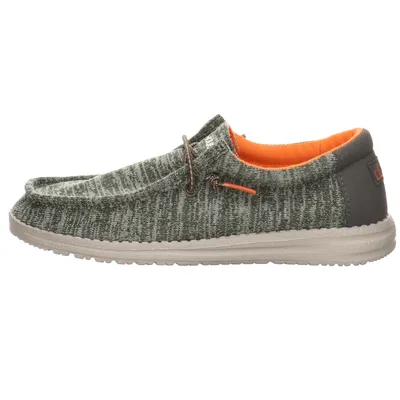 Produktbild von hey dude Kinder Halbschuhe Sneaker Textil grün 33