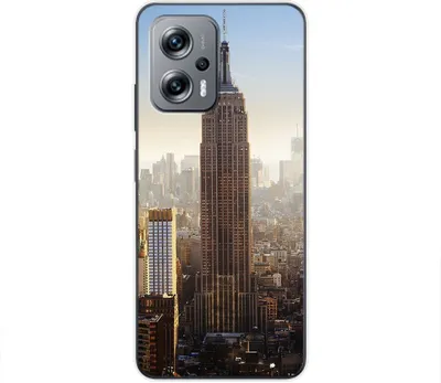 Produktbild von König Design Hülle kompatibel mit Xiaomi Redmi K50i Kunststoff Soft Handyhülle - Handy Case Empire State Building