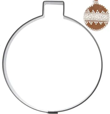 Produktbild von Ausstechform Weihnachtsbaumkugel Ausstechform für Kekse Lebkuchen