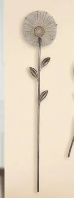 Produktbild von Gilde Metall Wandrelief Blume Stab 69474