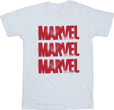 Produktbild von Marvel - T-Shirt für Herren BI51446 (XXL) (Weiß)
