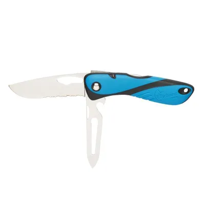 Produktbild von WICHARD-Messer Offshore - blau/schwarz, Schäkelöffner, Marlspieker