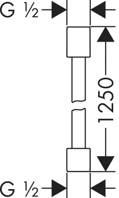 Produktbild von AXOR 28282990 Brausenschlauch Axor Starck Isiflex