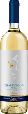 Produktbild von -Chardonnay Sicilia DOC Colomba Bianca Sizilien Weißwein trocken