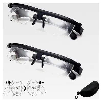 Produktbild von Einstellbare Brille mit Einstellrad für Myopie und Weitsichtigkeit (Farbe: 2 Stück)