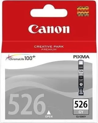 Image de Cartouche d'encre CANON CLI-526 GY, Grise, Compatible MG6150 et MG8150