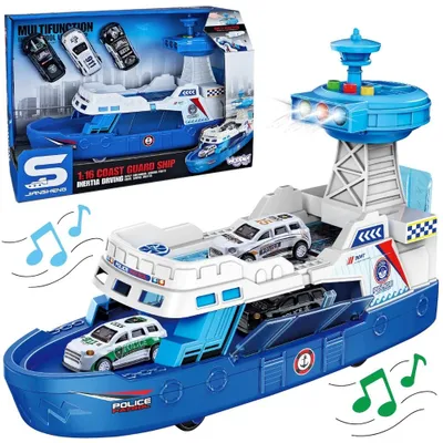 Immagine prodotto di WOOPIE Pattuglia interattiva della polizia - scala 1:16 + auto 3 pz.