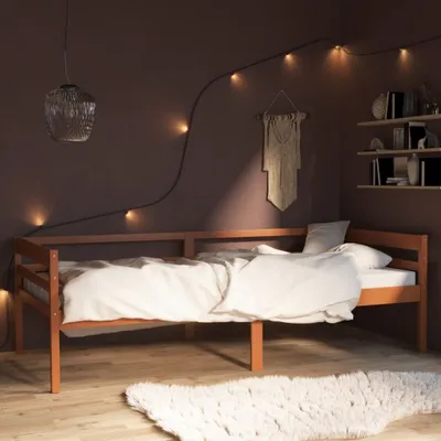 Obrázok produktu pre Maison Exclusive - Posteľný rám medovo-hnedý borovicový masív 90x200 cm