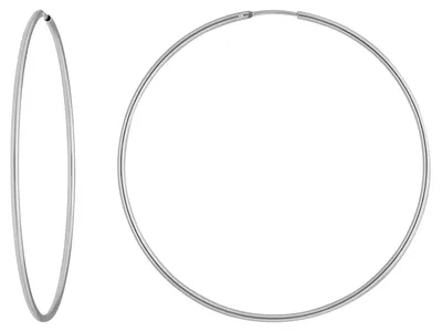 Paar-Creolen-rund-schlicht-aus-925-Silber-rhodiniert-50x1-5mm