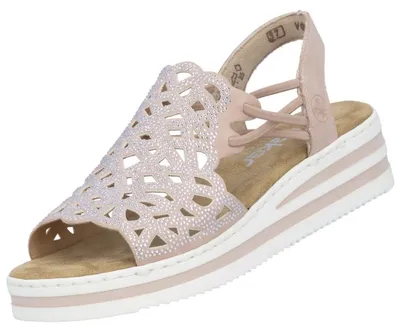 Image de Rieker Damen Sandalette Rosa