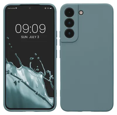 Produktbild von kwmobile Handyhülle für Samsung Galaxy S22 Hülle - weiches Handy Silikon Case - Schutzhülle Cover - Arctic Night