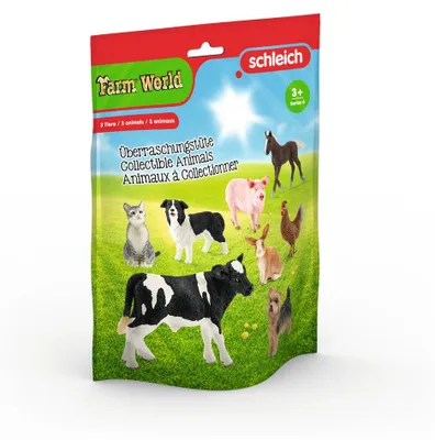 Produktbild von Schleich Blind Bags Farm World Spiel Überraschungstüte 3 Tiere 3-8 Jahre
