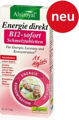 Produktbild von Alsiroyal Energie Direkt B12 30Tbl.