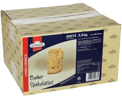 Obrázek produktu pro Schulte Butter Spekulatius jemný speculoos pečený na másle 2000g