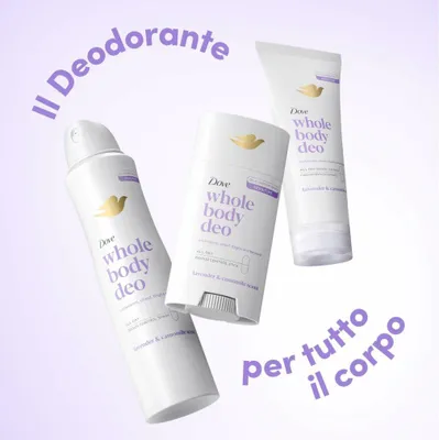 Zdjęcie produktu dla Dove Lavender & Camomile Unisex Dezodorant do ciała w sprayu 150ml