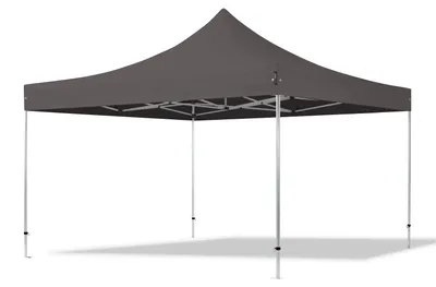 Image de TOOLPORT 4x4 m Tonnelle pliante Alu, PES 800, gris foncé