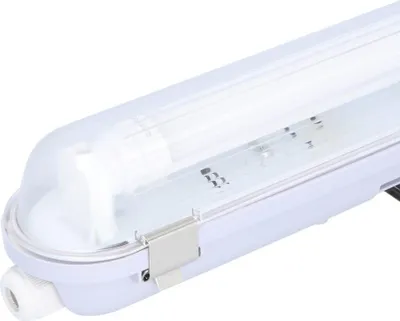 Image de HOFTRONIC - Lampe fluorescente LED 18W 120 cm IP65 3000K blanc chaud